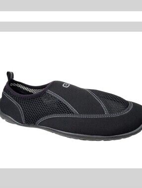 Outbound Men's Slip-on Water Shoes, Beach Shoes Black Size 9